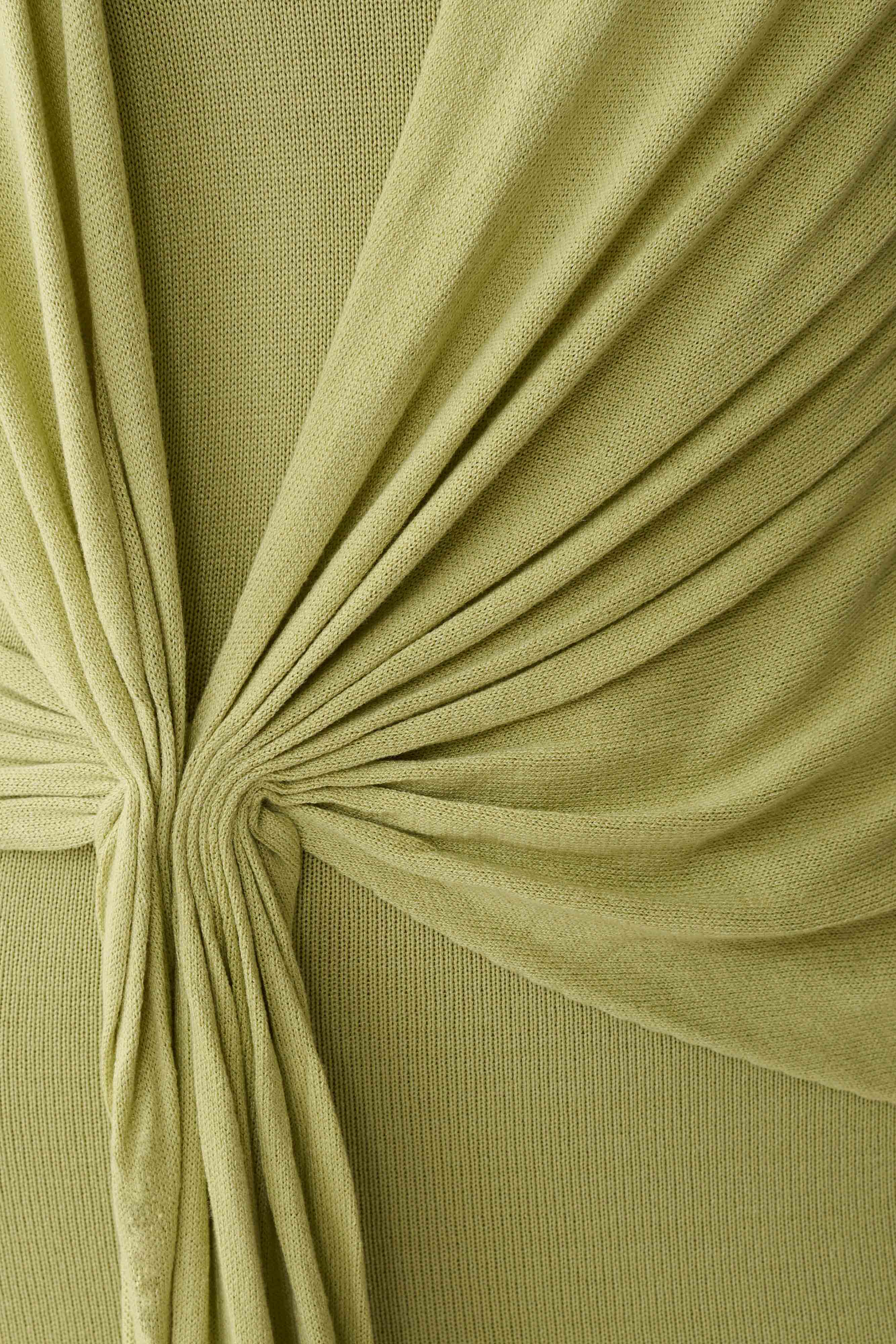 Cindylou Halter Knit Maxi Dress - Light Olive